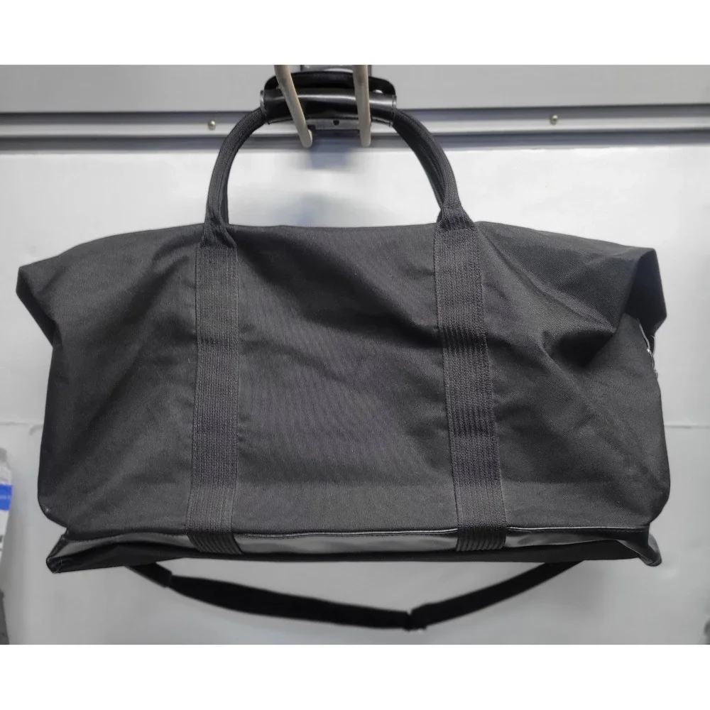 Ralph Lauren RL Black Canvas‎ Weekender Travel Duffel gym carry on Bag